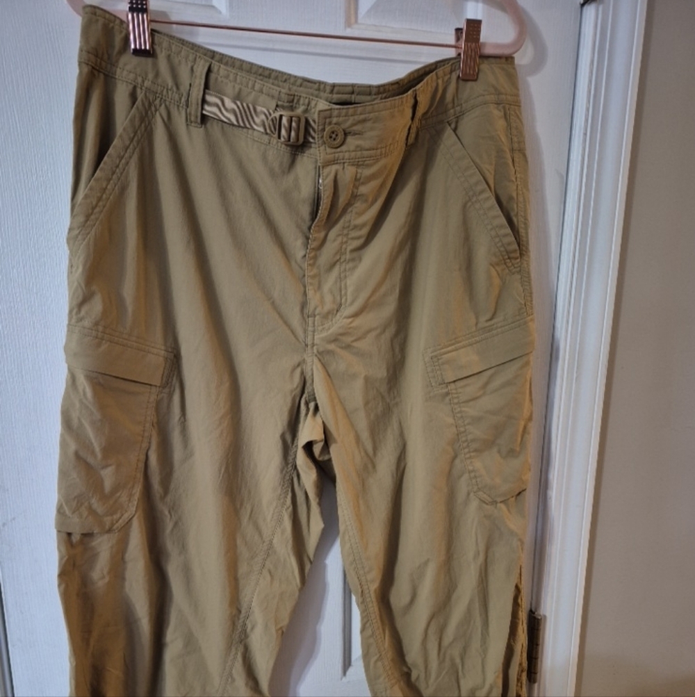 Tan Cargo Pants with Belt